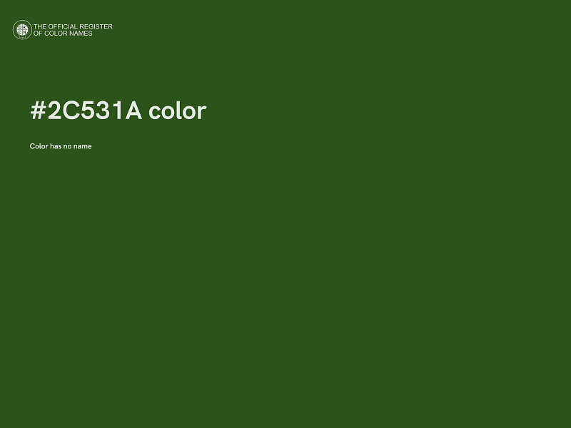 #2C531A color image