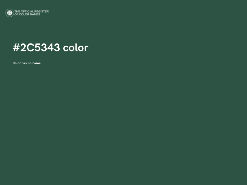 #2C5343 color image