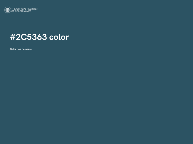 #2C5363 color image