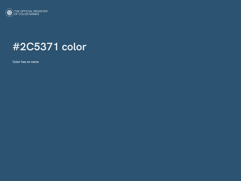 #2C5371 color image