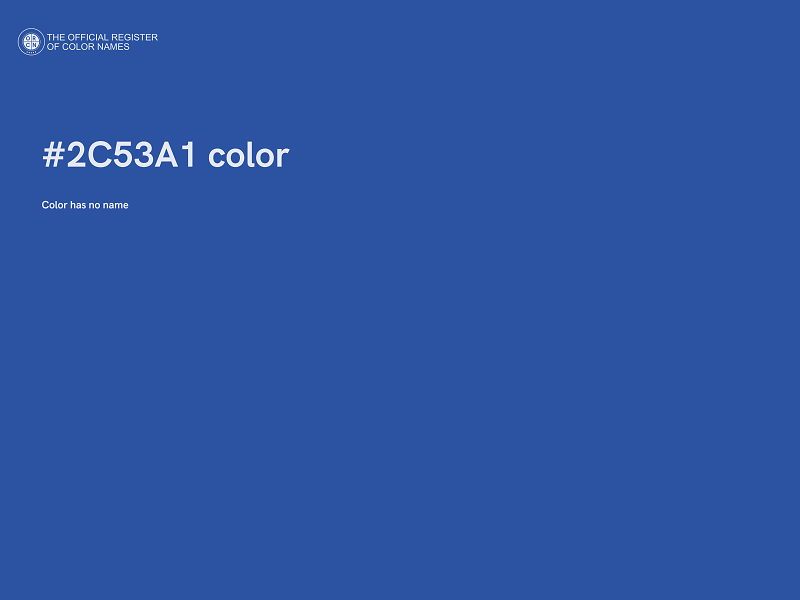 #2C53A1 color image