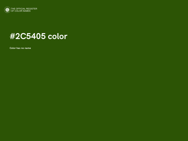 #2C5405 color image