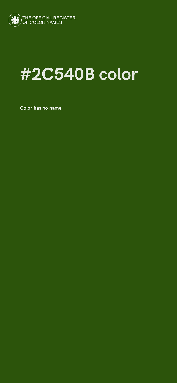 #2C540B color image