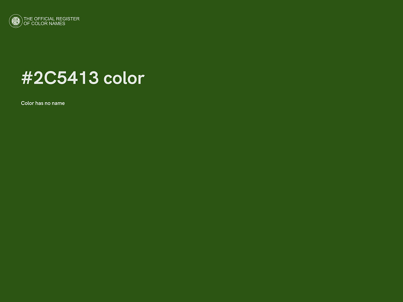 #2C5413 color image