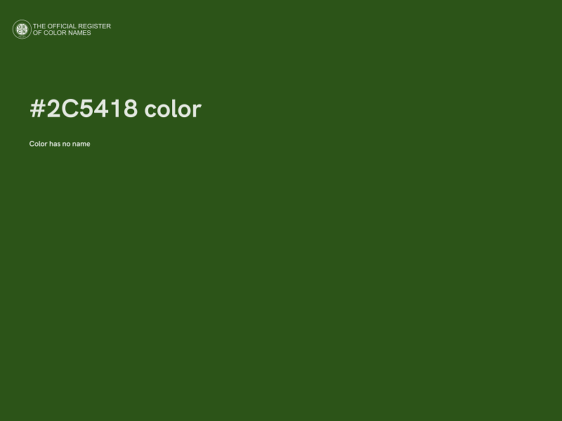 #2C5418 color image