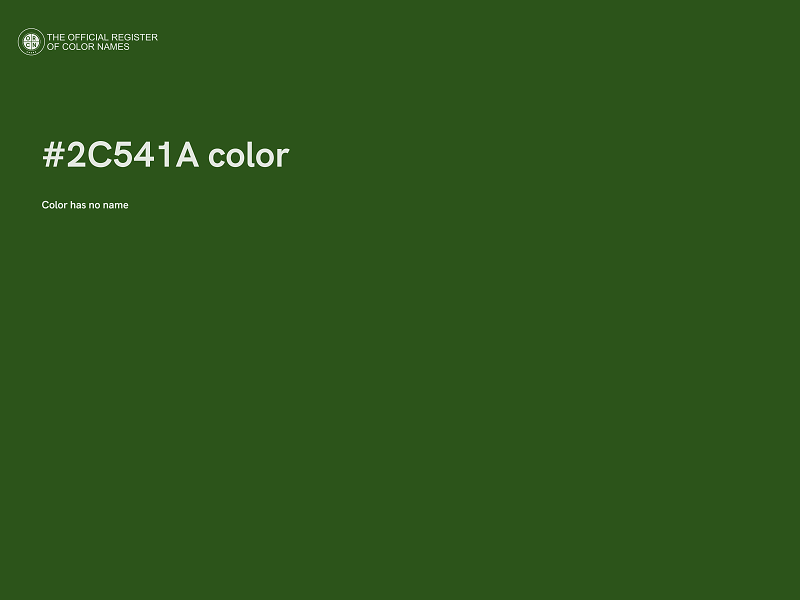 #2C541A color image