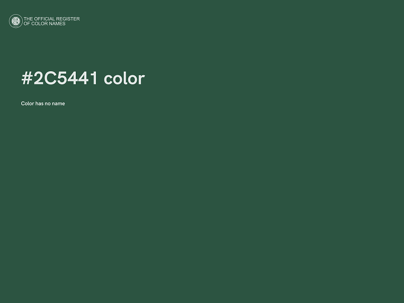 #2C5441 color image