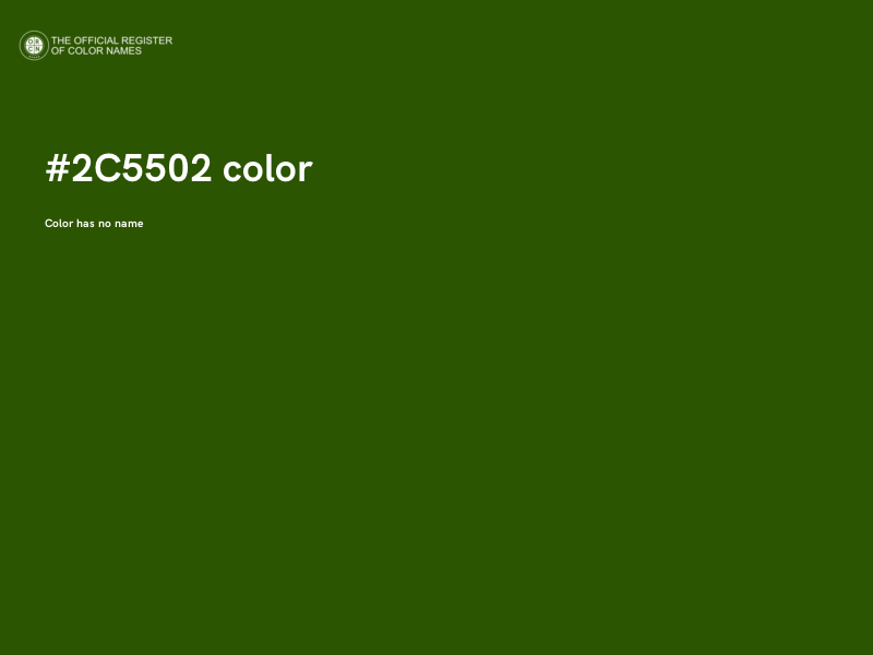#2C5502 color image