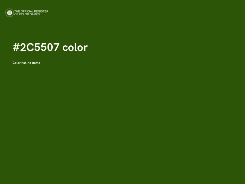 #2C5507 color image