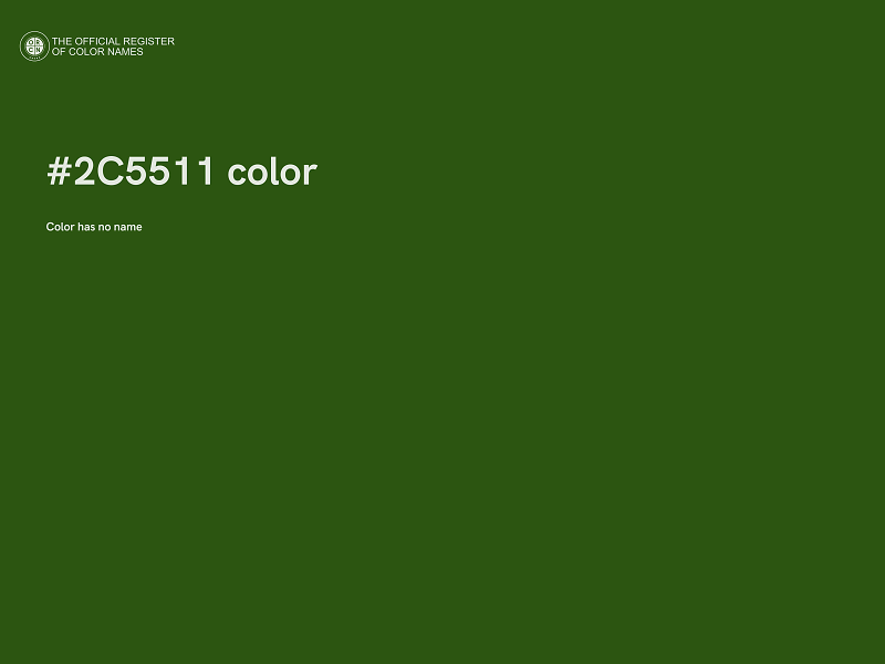 #2C5511 color image