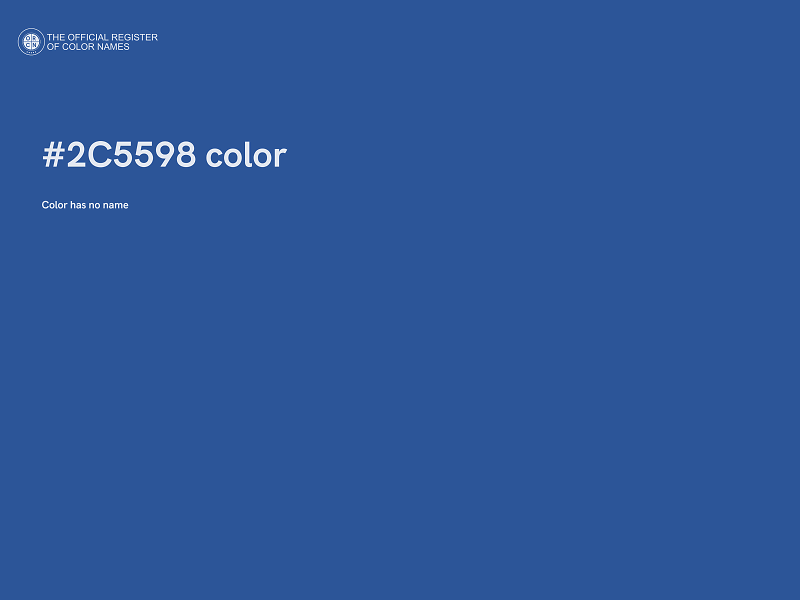 #2C5598 color image