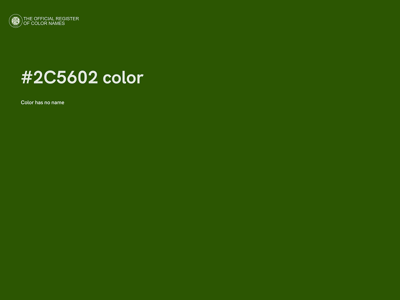 #2C5602 color image