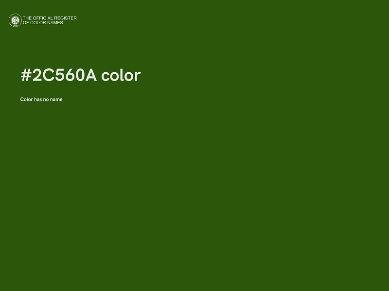 #2C560A color image