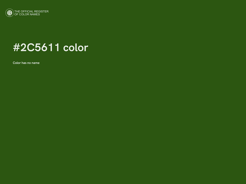 #2C5611 color image