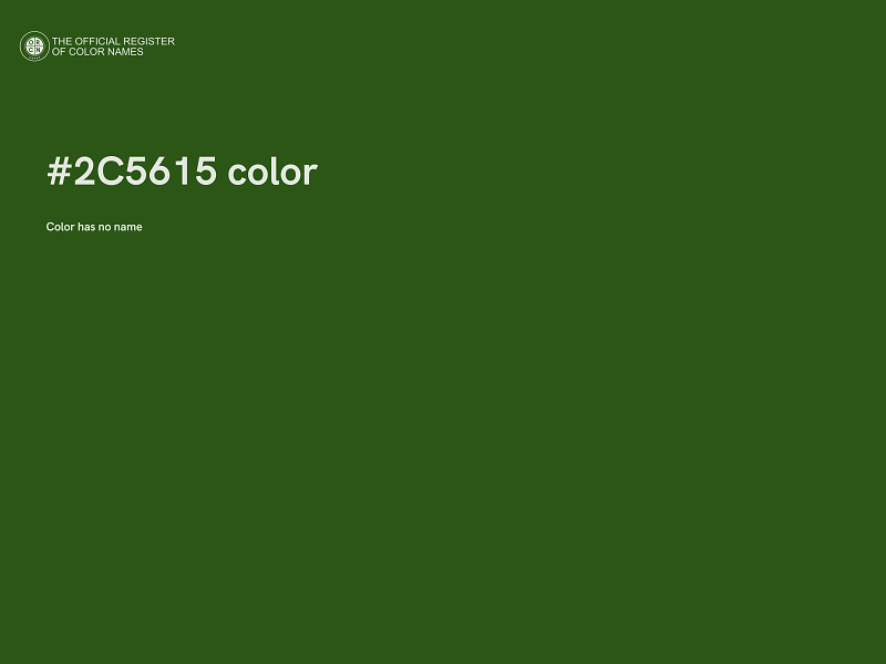 #2C5615 color image