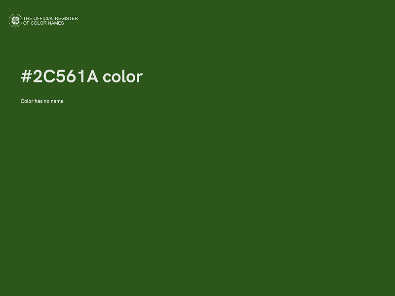 #2C561A color image