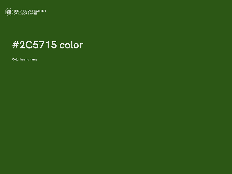 #2C5715 color image