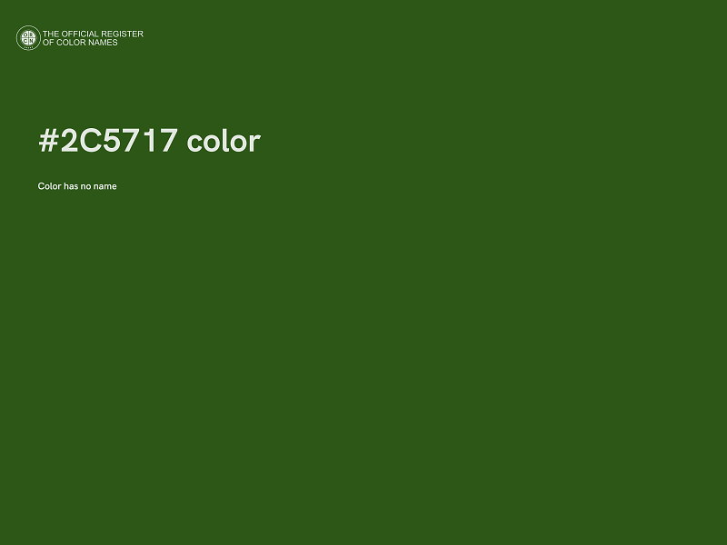 #2C5717 color image