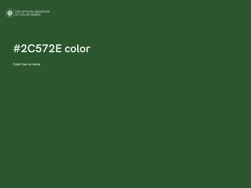 #2C572E color image