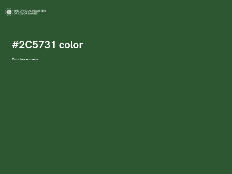 #2C5731 color image