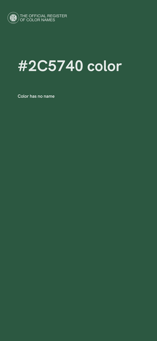 #2C5740 color image