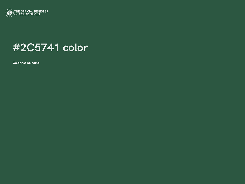 #2C5741 color image