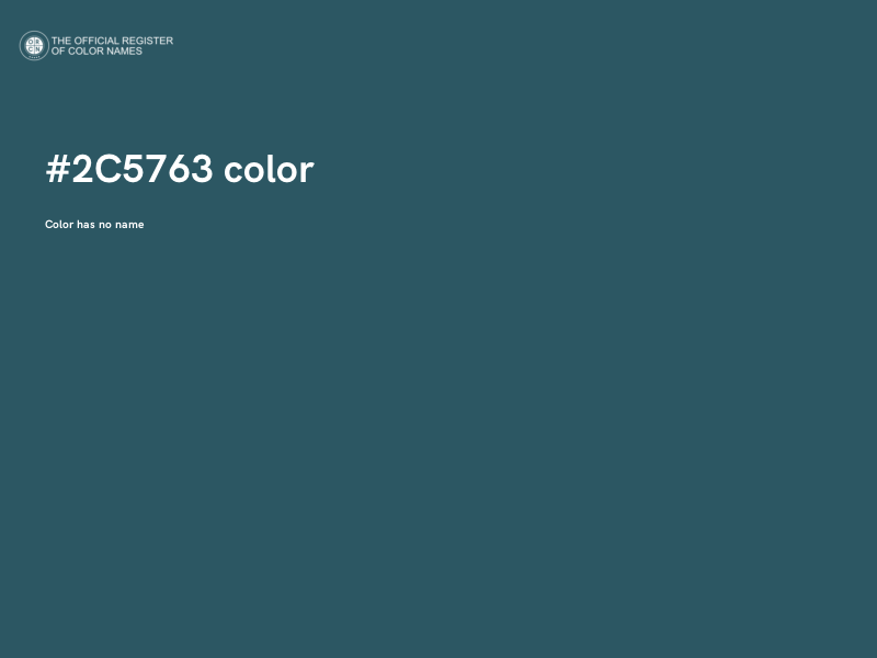 #2C5763 color image
