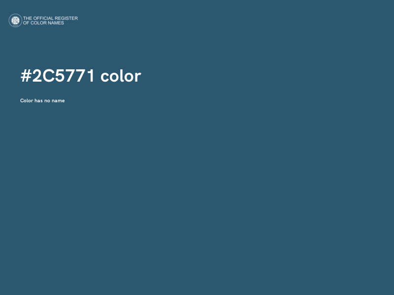 #2C5771 color image