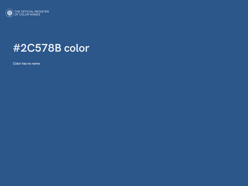 #2C578B color image