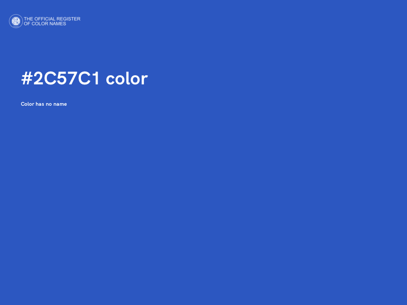 #2C57C1 color image