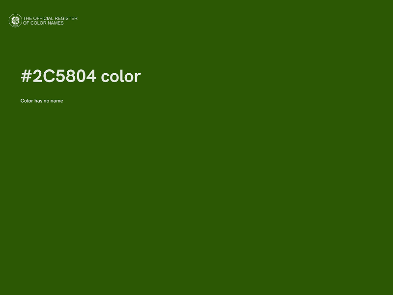 #2C5804 color image