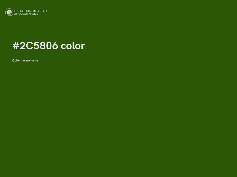 #2C5806 color image