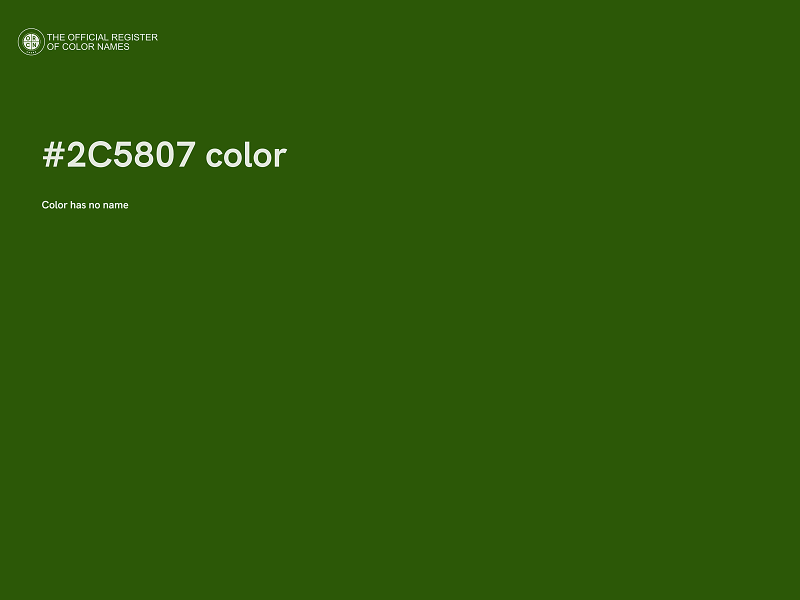 #2C5807 color image