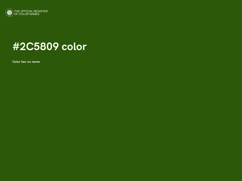 #2C5809 color image