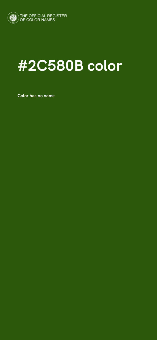#2C580B color image