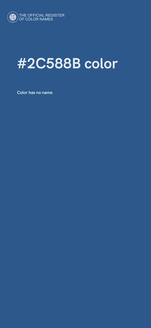 #2C588B color image