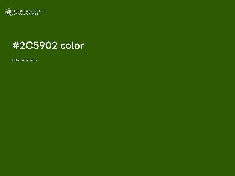 #2C5902 color image