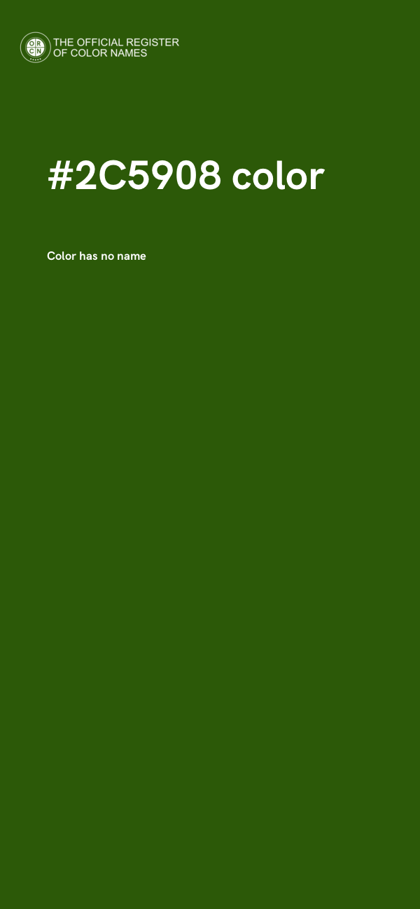 #2C5908 color image