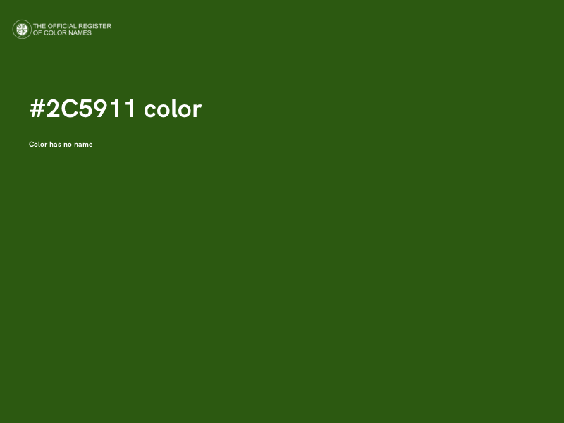 #2C5911 color image