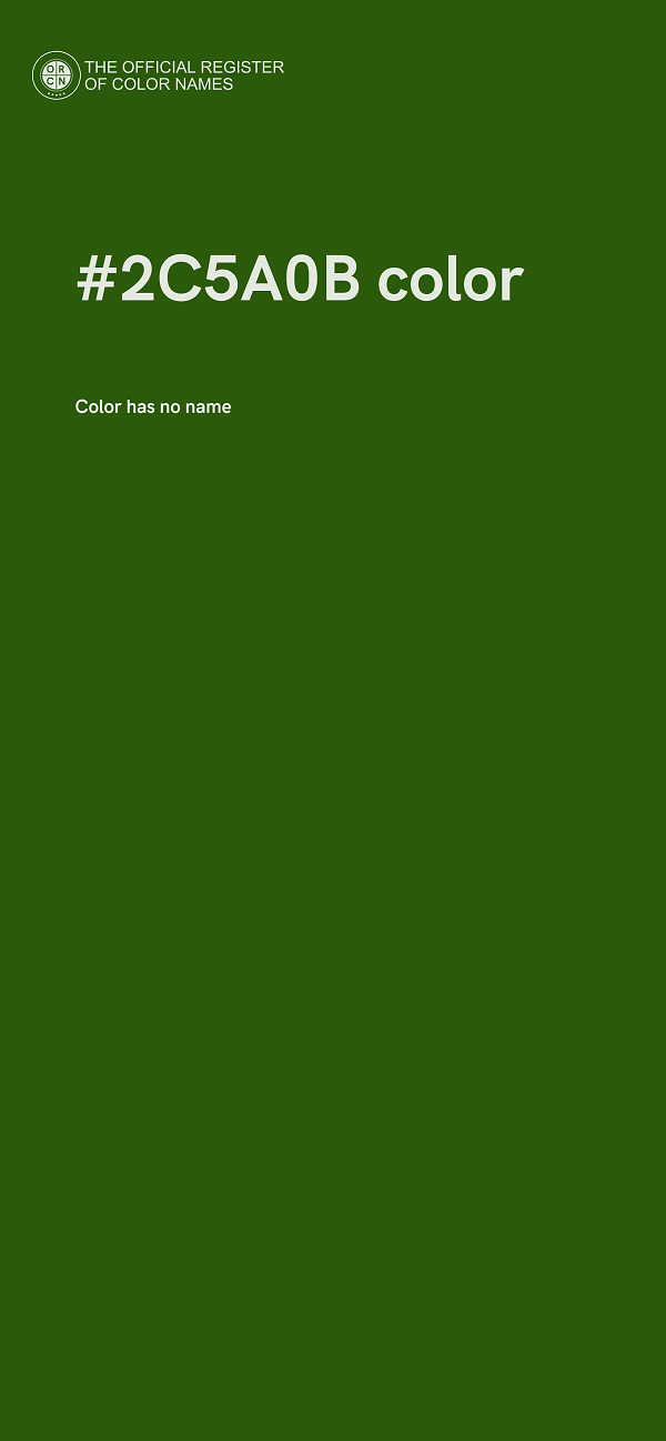 #2C5A0B color image