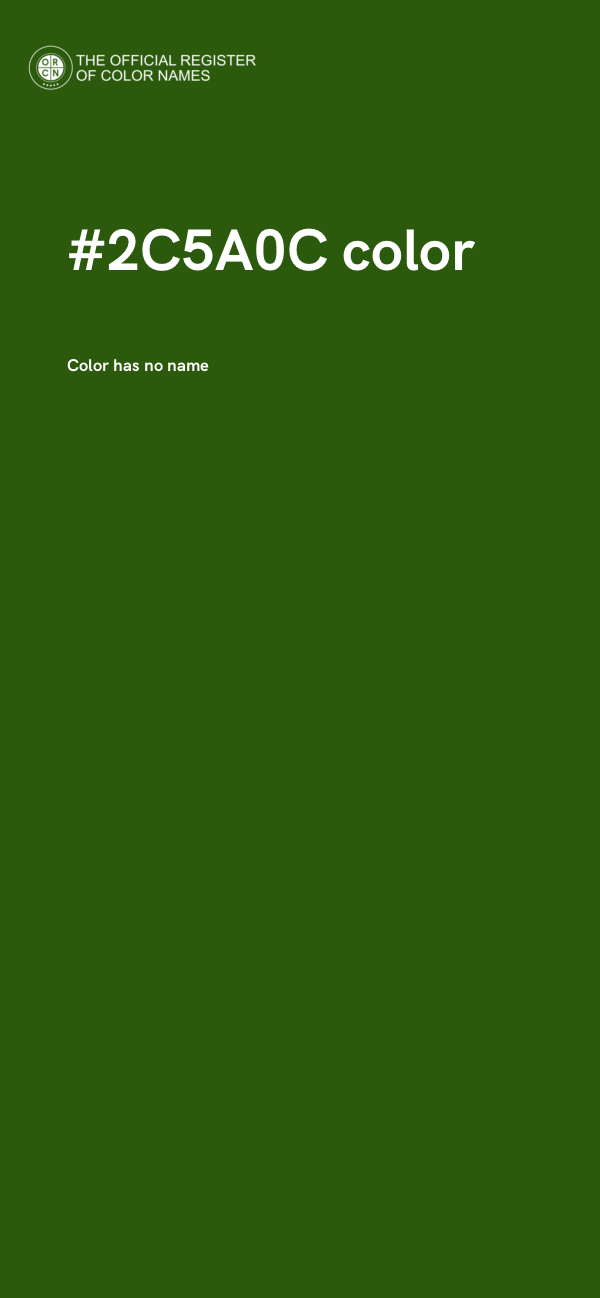 #2C5A0C color image