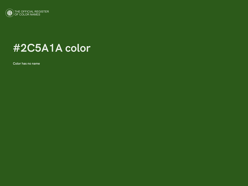 #2C5A1A color image