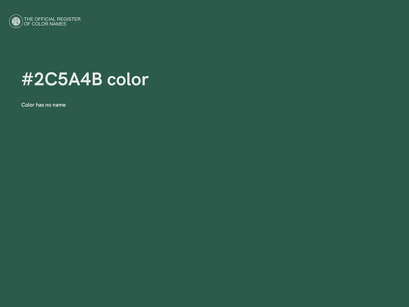 #2C5A4B color image