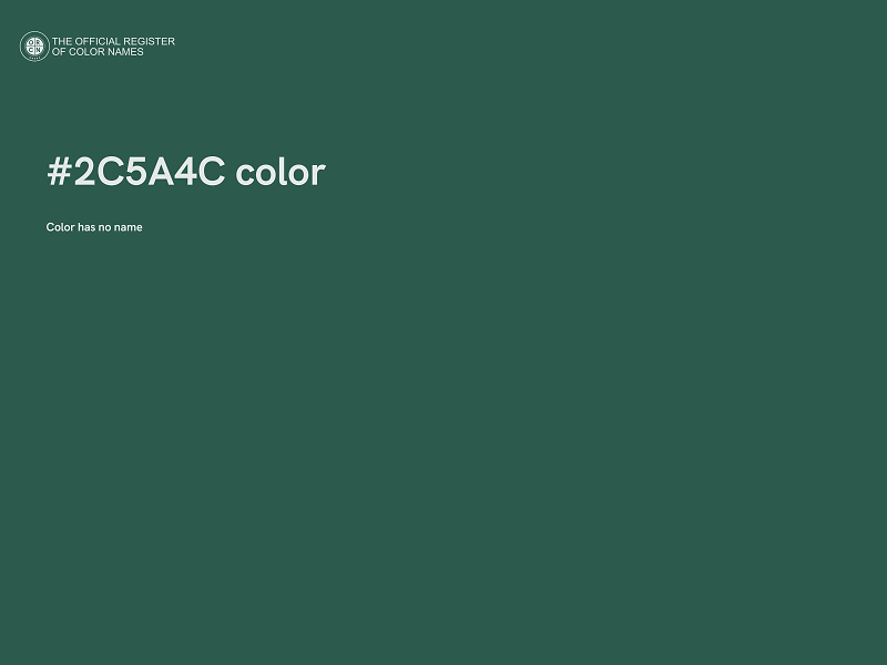 #2C5A4C color image