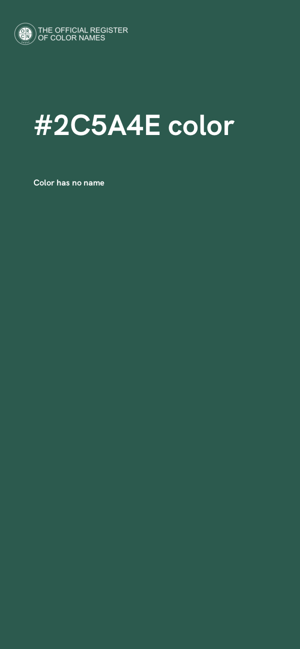 #2C5A4E color image