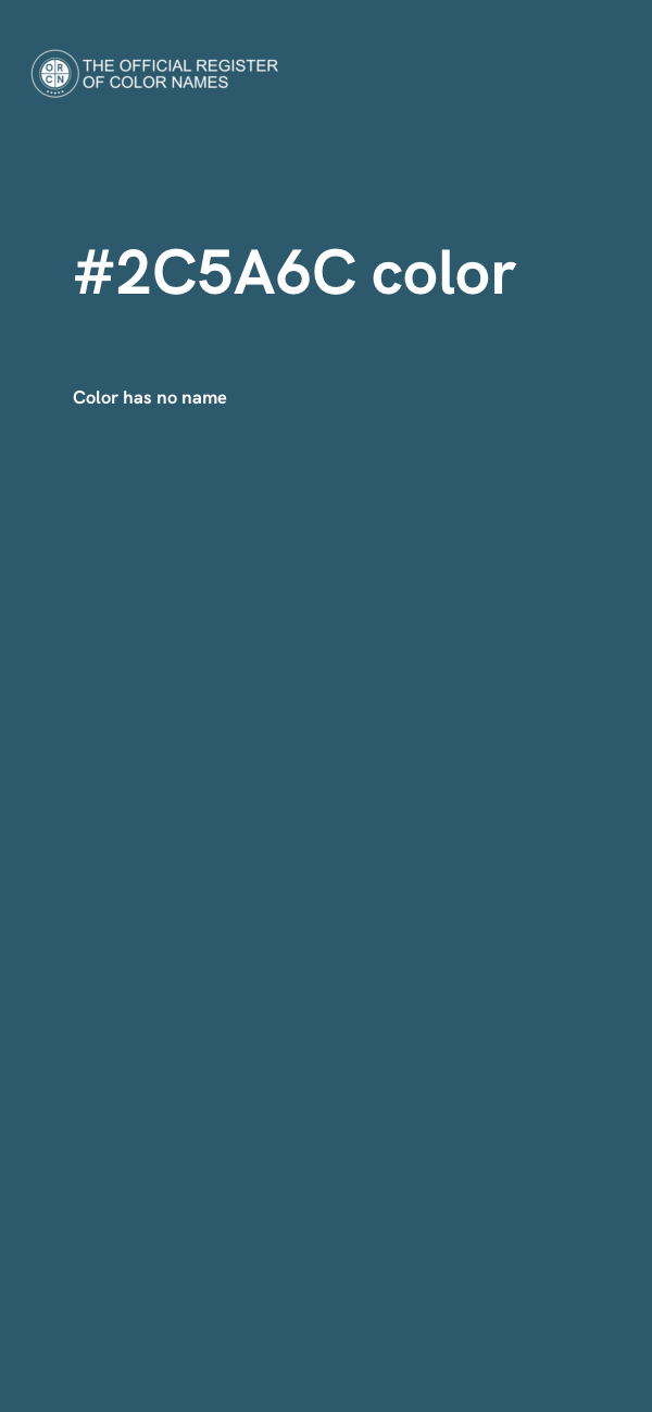 #2C5A6C color image