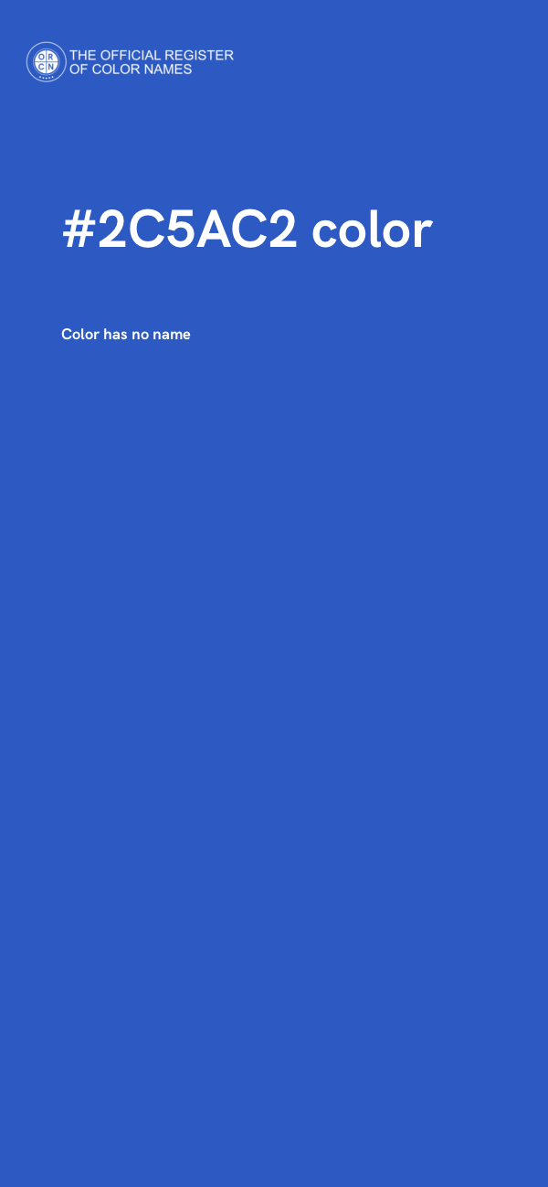 #2C5AC2 color image