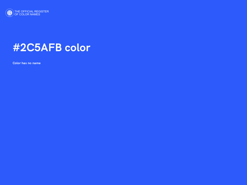 #2C5AFB color image
