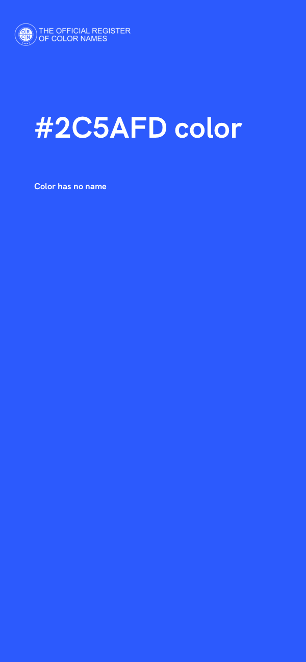 #2C5AFD color image