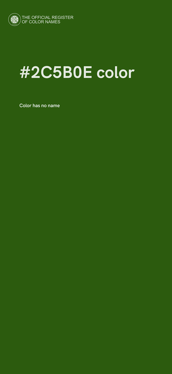 #2C5B0E color image